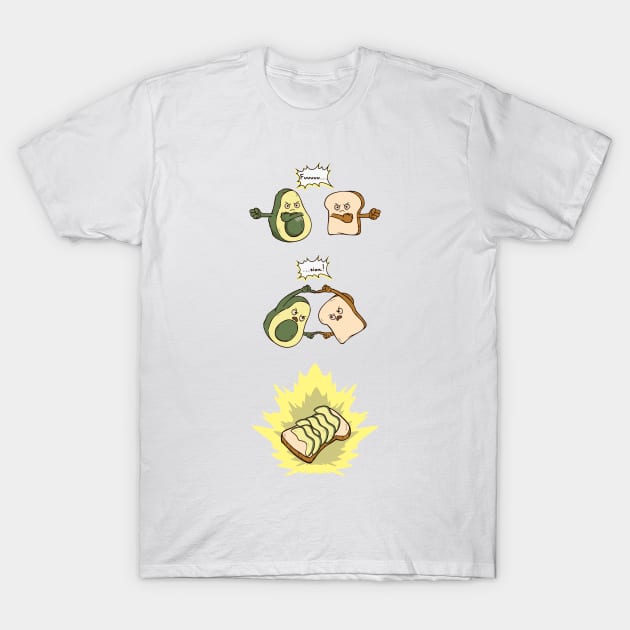 Avocado Toast Funny Cute Vegan Graphic Gift Fun Meme Image T-Shirt by TellingTales